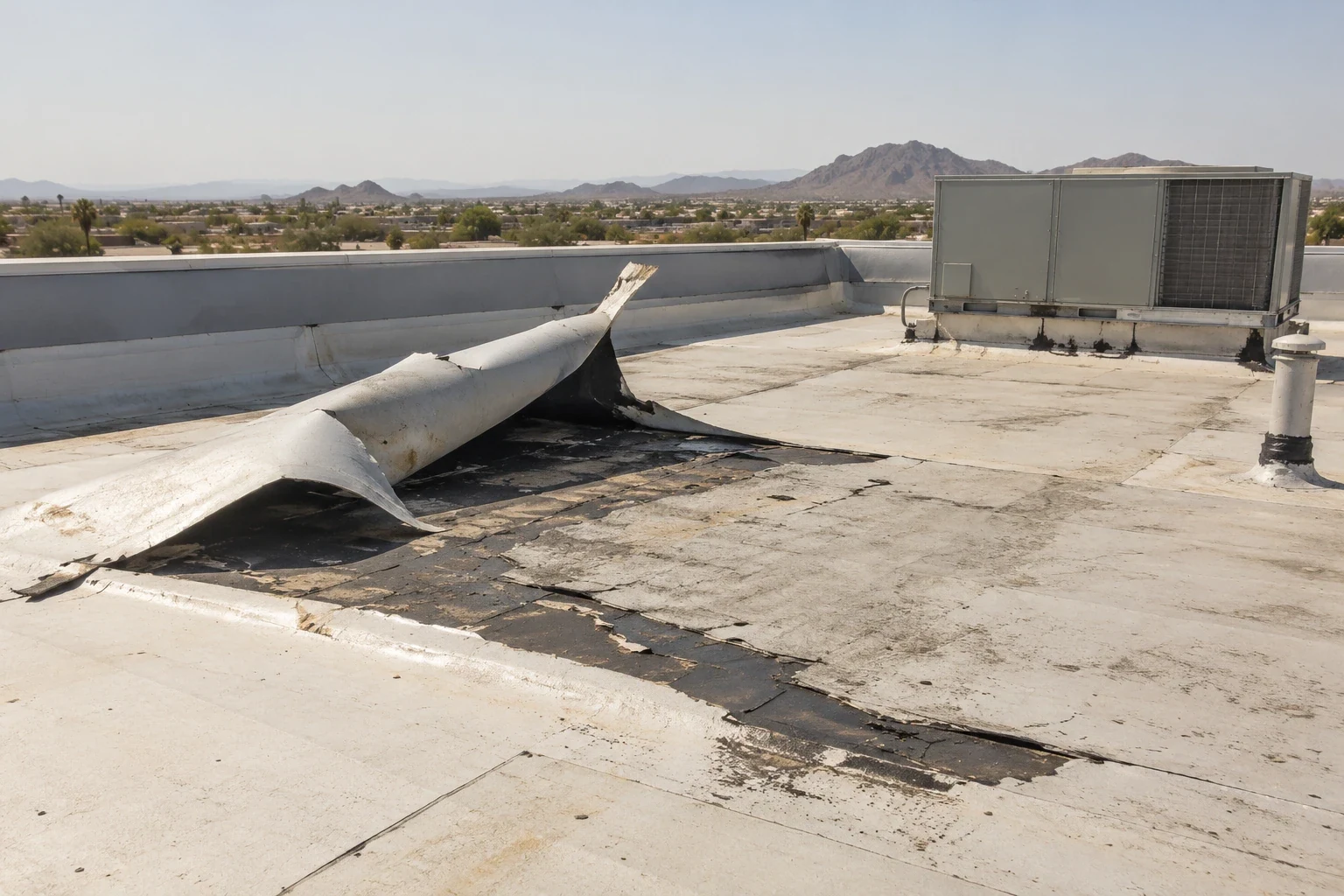Wind Damage Roof Repair in Peoria, AZ